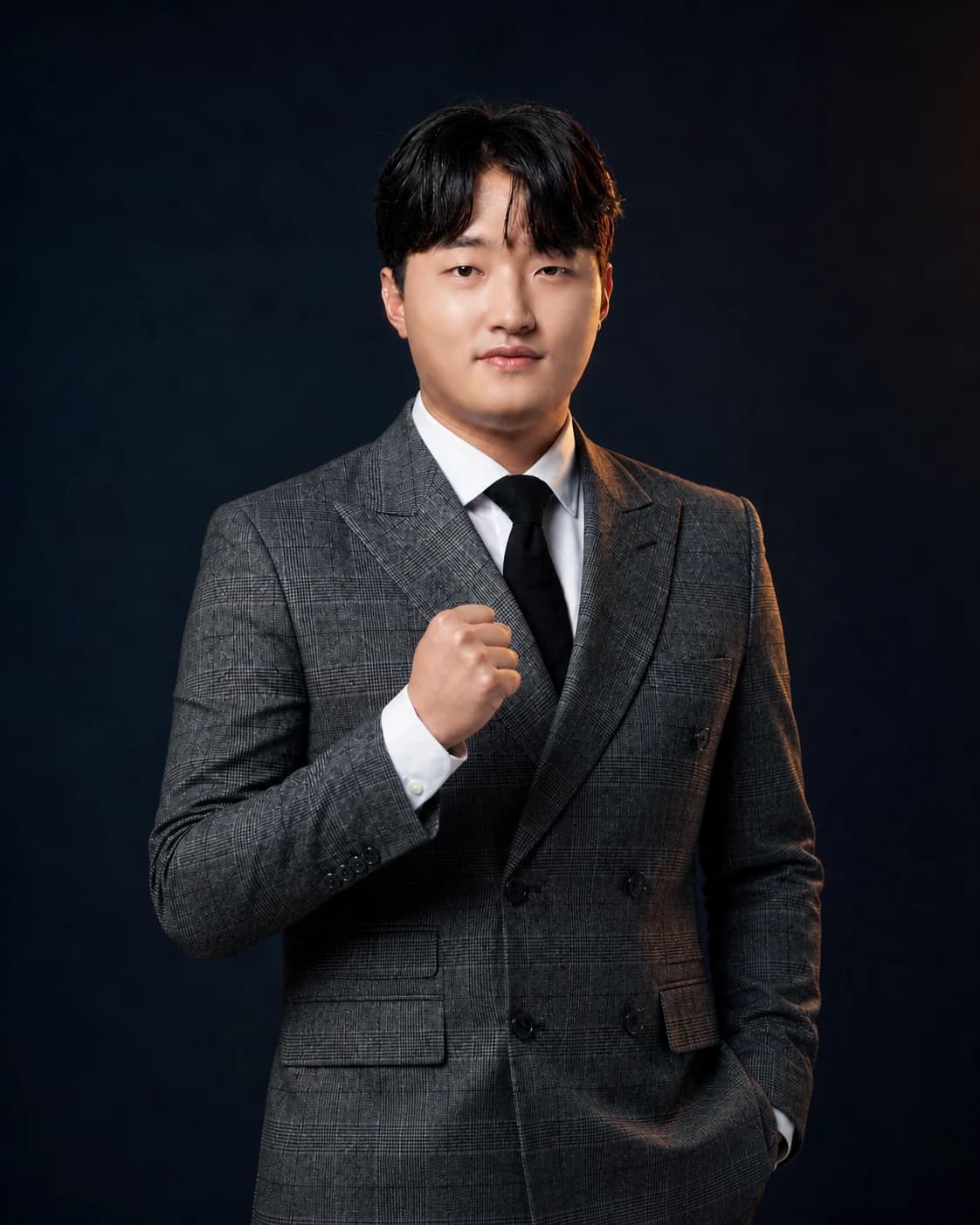 주먹을 쥔 진지한 자세의 잇다플레이 대표 박태양 프로필
